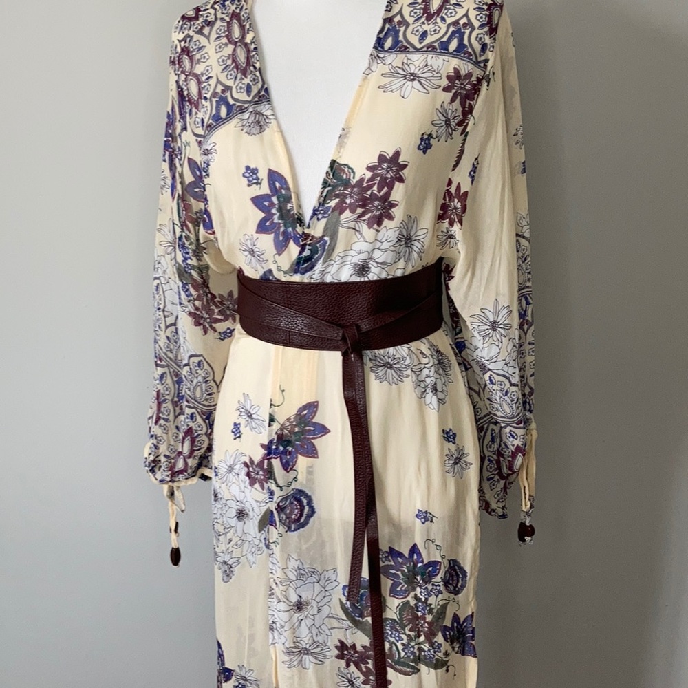 RESTOCKED! NWT Obi Belt Vegan Leather Brown O/S - Picture 3 of 6